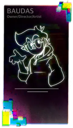 Baudas in-game credits card: Owner / director / artist