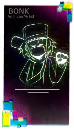Bonk in-game credits card: Animator / artist